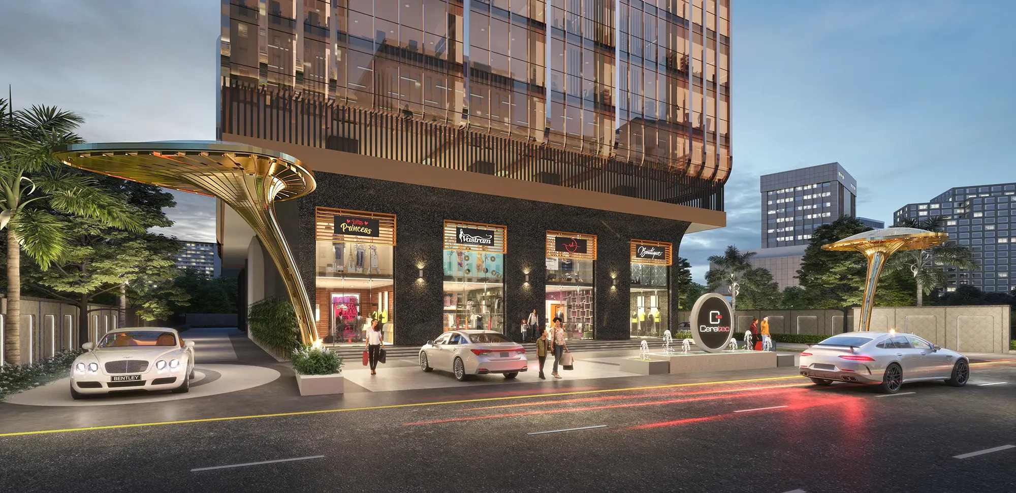 108 Tower – Exterior Visualization. Presented by Authorized Partner: Authorized Channel Partner