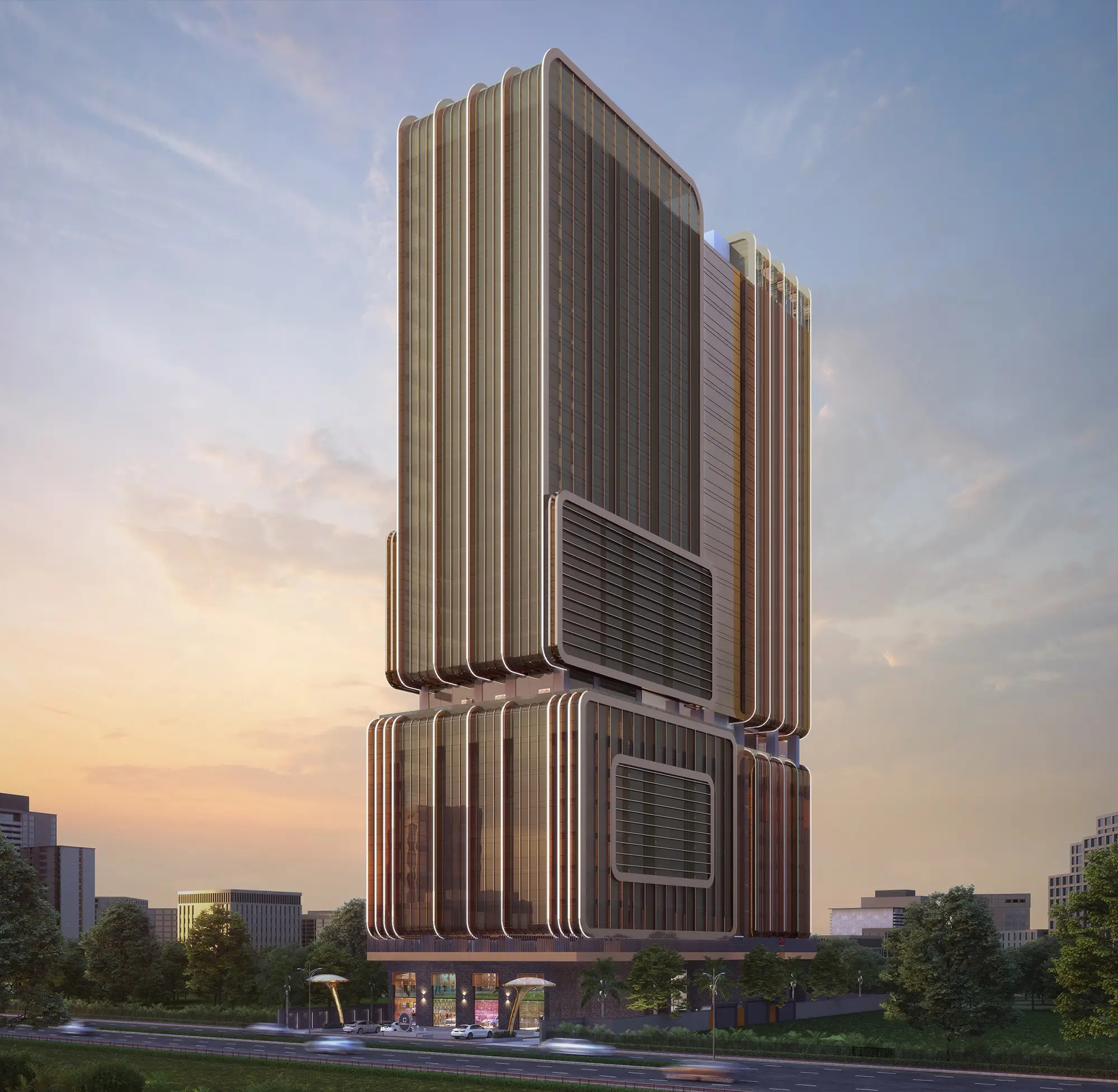 108 Tower – Corporate Office Illustration