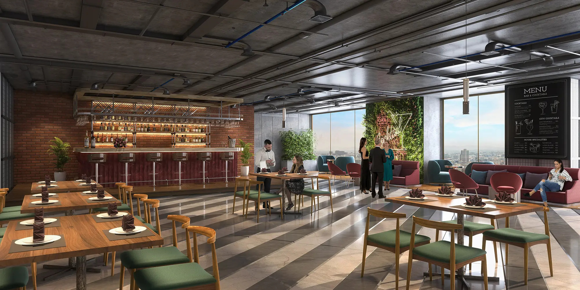 108 Tower – Recreational Area Concept. Authorized Channel Partner Preview